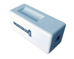 Optex Câble Et Connectique De Téléphone Fixe-Fiche téléphone en T Femelle plastique blanc
