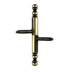 Diall Fiche tourillon vieux laiton 10 x 120 mm