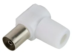 Diall Câble Et Connectique Tv-Fiche TV Femelle ø9.52 mm coudé à câbler Blyss, Or