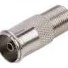 Diall Câble Et Connectique Tv-Fiche TV Femelle ø9.5 mm/ Femelle Type F Blyss