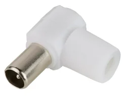 Diall Fiche TV Mâle ø9.52 mm coudé à câbler Blyss, Or