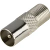Diall Fiche TV Mâle ø9.5 mm Type F Femelle Blyss