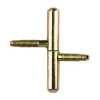 Diall Fiche D'Ameublement-Fiche à visser bichromaté 12 x 82 mm vendue par 2