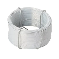 Diall Fil d'acier revêtement PVC Blanc ø0.8 mm, 50 m