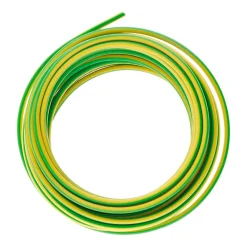 Zenitech Fil électrique H07VK 1x1,5mm² jaune/vert - 5m -