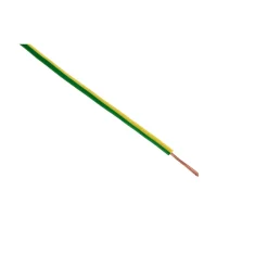 Zenitech Fil électrique H07VK 1x1,5mm² jaune/vert - 5m -