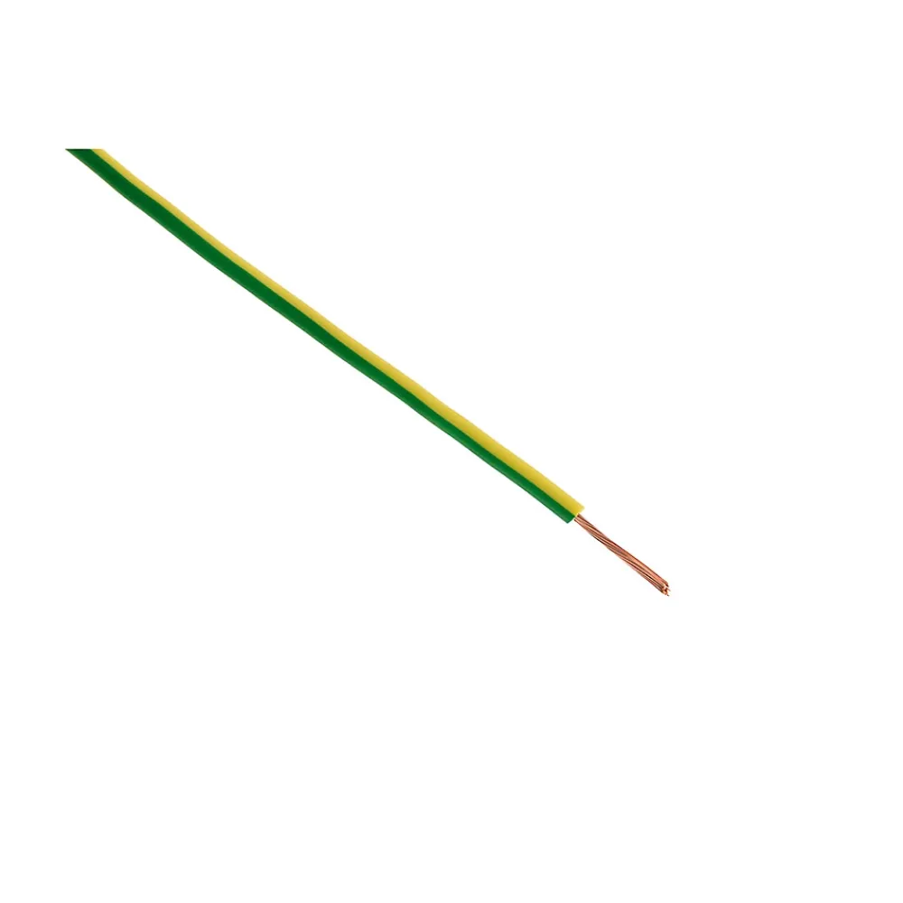 Zenitech Câble, Fil Et Cordon D'Alimentation-Fil électrique H07VK 1x2,5mm² jaune/vert - 10m -
