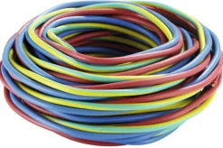 Nexans Câble Et Fil D’Installation-3 fils 2,5mm² H07VU RO/BL/VJ couronne 5 m