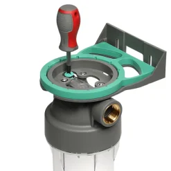 Sinea Adoucisseur D'Eau-Filtre à eau double 9' 3/4 + pack anti sédiments et odeurs filtration sous évier connexion 3/4'