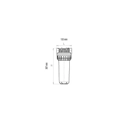 Orion Filtre à eau 113 - Porte filtre standard 9 pouces 3/4