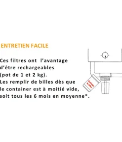 Apic Station De Filtration-Filtre neutraliseur de condensat pour chaudière à gaz ou fioul 23 kW