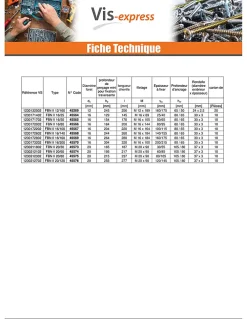 Fischer Ancrage FBN II 8X91 Filetée sur 59 Acier zingué - 1 pièce