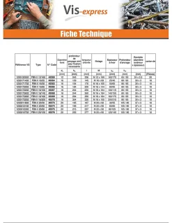 Fischer Ancrage FBN II 12X176 Filetée sur 129 Acier zingué - 5 pièces