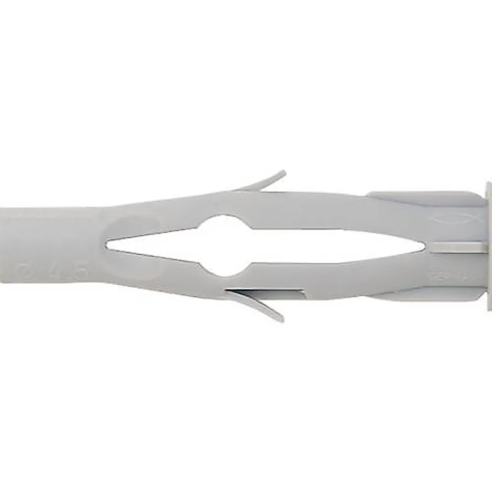 O91 Fischer Cheville universelle FU 10 x 60 K - 6 pièces, nylon et acier, pour béton et matériaux creux