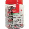 O91 Fischer DUOPOWER - Set de chevilles 10 x 50 mm, 210 pièces avec vis
