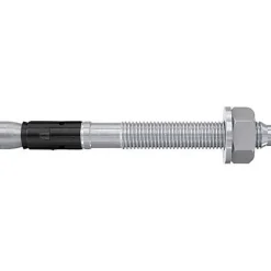 O91 Goujon D'Ancrage-Fischer FAZ II Plus 10/10 - Boulon d'ancrage acier 10 mm, longueur 95 mm, pack 50