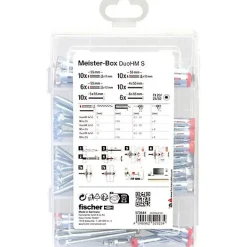 O91 Fischer MeisterboX DuoHM TX - cheville pour corps creux 55 mm, pack de 10