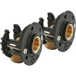 Somatherm for you Fixation pour robinetterie Bain Douche pour PER Ø12 raccord à compression sortie femelle 15/21 (1/2")