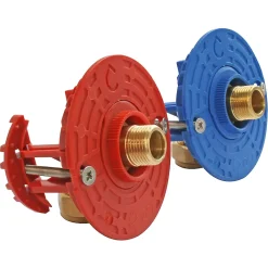 Somatherm for you Tube Et Raccord Multicouche-Fixation pour robinetterie Lavabo pour tube Multicouche Ø16 raccord à compression sortie mâle 12/17 (3/8")