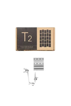 Ultrawatt Panneau Solaire À Composer-Fixation pour tuile Galb-t2 métal et plastique L.330 mm x l. 200 mm pour panneau solaire