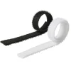 Diall 12 fixations de câbles auto-agrippantes 10 x 150 mm blanc et noir