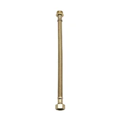 Diall Flexible Robinetterie-Flexible d'alimentation mâle femelle 12 x 17, longueur 15 cm