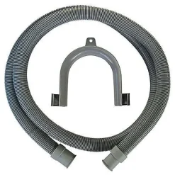 Edouard Rousseau Flexible d'évacuation pour machine a laver - ROUSSEAU - 2.50 m - Embouts O19 mm et O22 mm