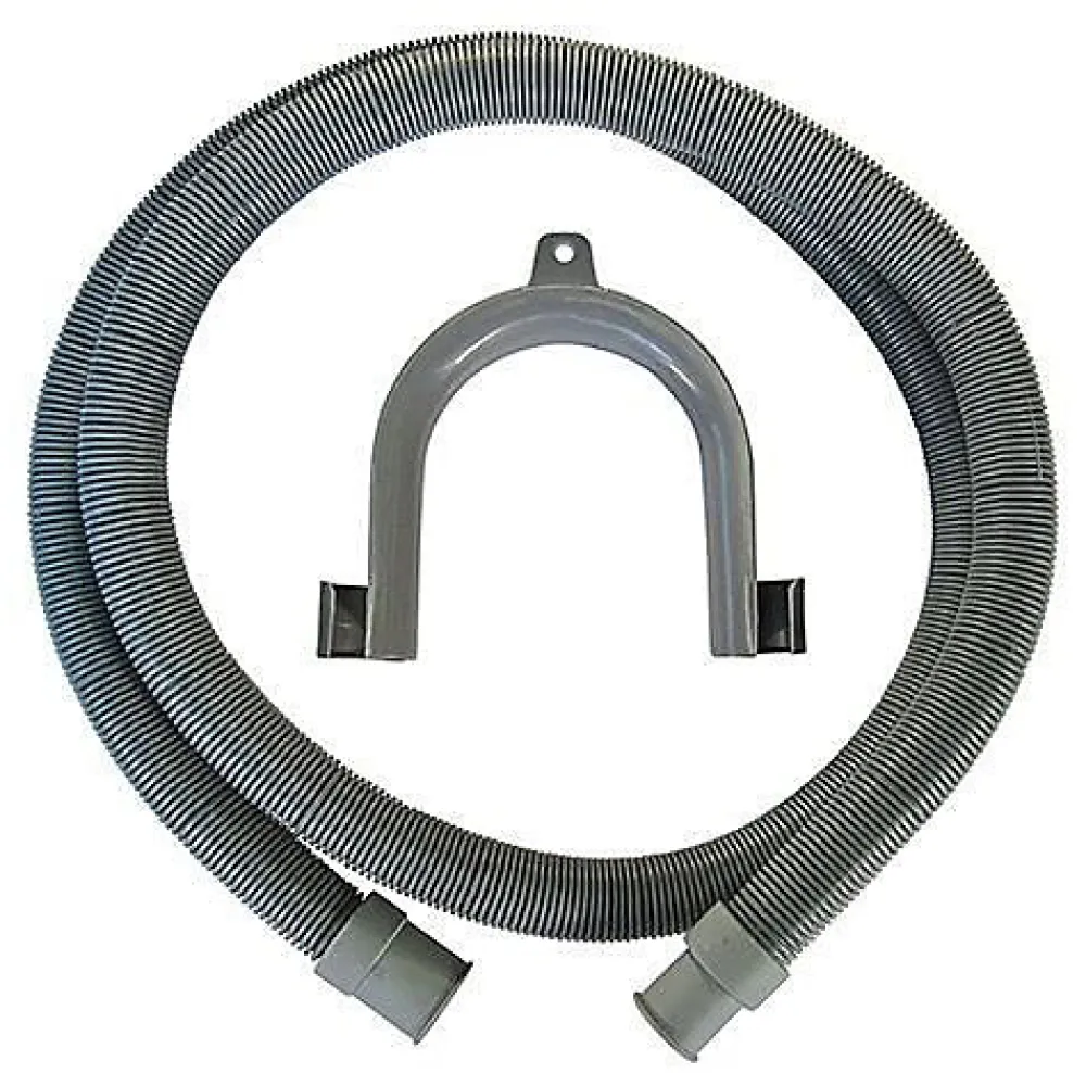 Edouard Rousseau Flexible d'évacuation pour machine a laver - ROUSSEAU - 2.50 m - Embouts O19 mm et O22 mm