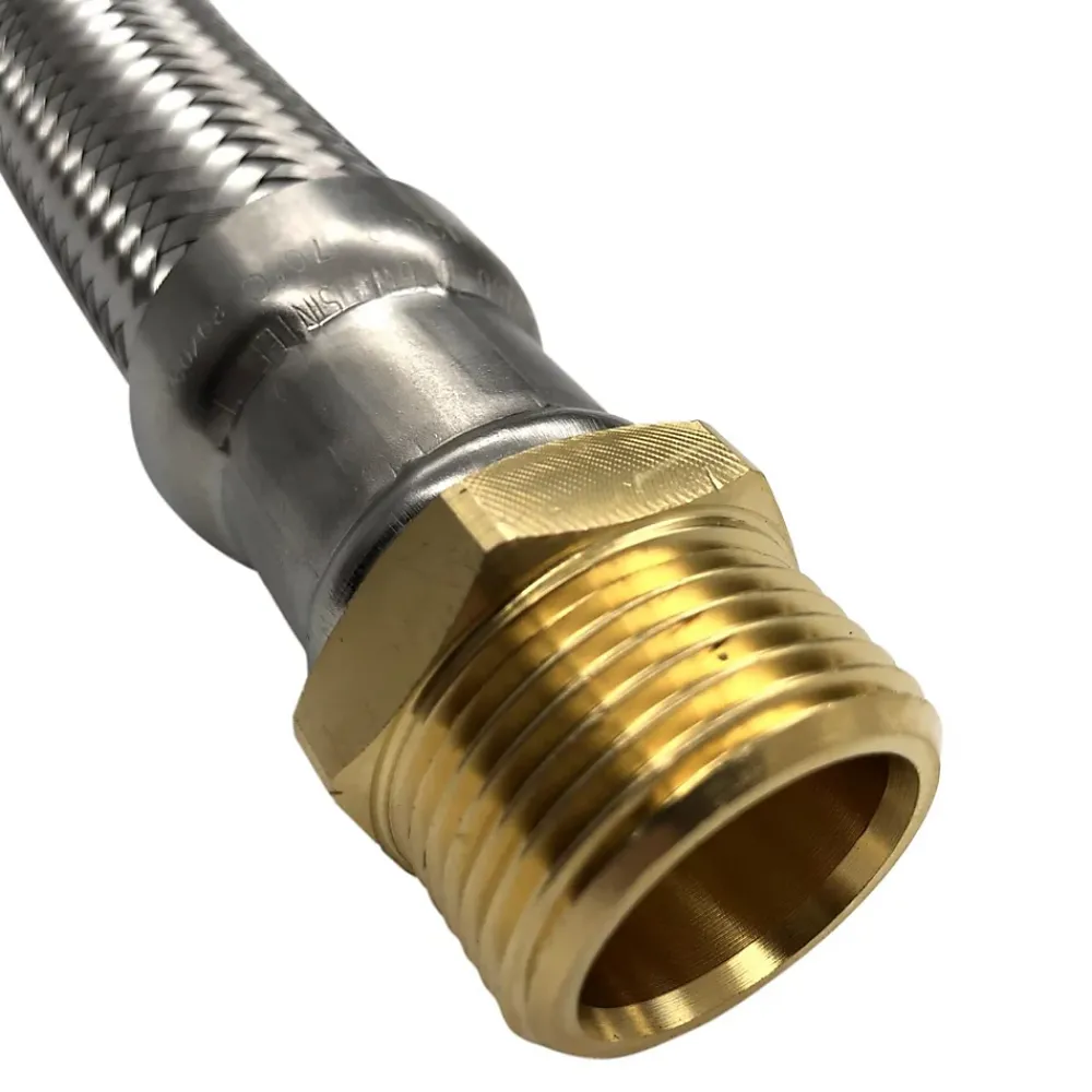 Isoflex Flexible Inox 50mm Intérieur M-f 2" (50/60) Longueur 80cm