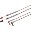 3M France Fluke TL71-1 Set de cordons de mesure de sécurité banane mâle 4 mm, silicone 1,5 m, noir et rouge