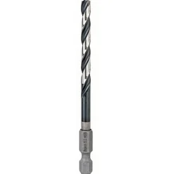 Bosch Professional Ferrure-Foret métal diamètre 5 x 91mm longueur utile 52mm - queue 6 pans 1/4'' - BOSCH - 2608577056