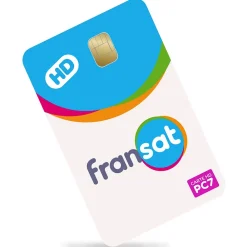 Optex FRANSAT Décodeur TNT Satellite HD + Carte Viaccess FRANSAT PC7 Valable 4 ans - Chaine TF1 inclus - Eutelsat 5W