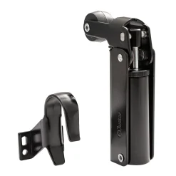 Hardwarexchange Frein de rétention force 115 N, en aluminium anodisé noir, pour porte jusquà 100 KG.