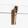 Hardwarexchange Ferme-Porte-Frein de rétention force 115 N, en aluminium anodisé bronze, pour porte jusquà 100 KG.