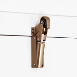 Hardwarexchange Ferme-Porte-Frein de rétention force 115 N, en aluminium anodisé bronze, pour porte jusquà 100 KG.