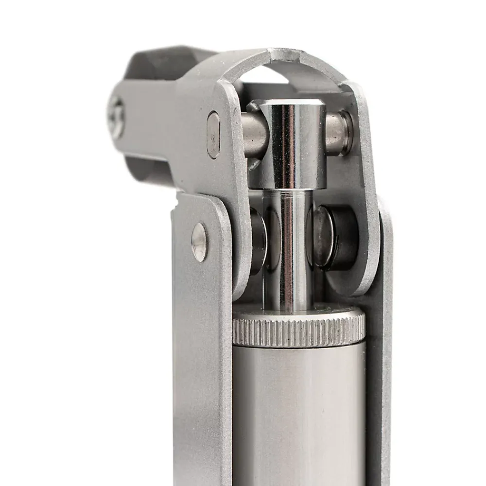 Hardwarexchange Ferme-Porte-Frein de rétention force 80 N en aluminium anodisé argent, pour porte jusquà 80 KG.