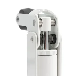Hardwarexchange Frein de rétention force 60 N en aluminium anodisé blanc pour porte jusquà 40 KG