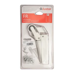 Hardwarexchange Frein de rétention force 115 N, en aluminium anodisé blanc, pour porte jusquà 100 KG.