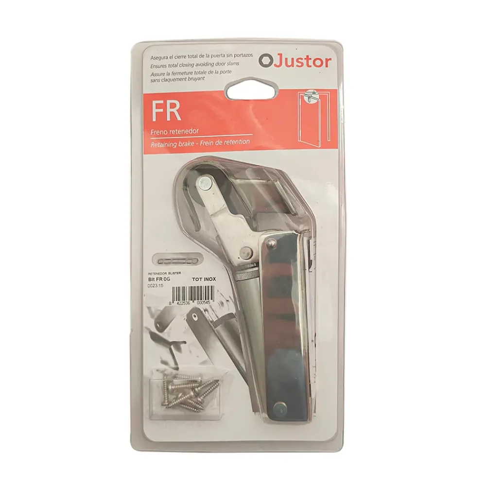 Hardwarexchange Ferme-Porte-Frein de rétention Réglable force 1 a 30 N totalement en acier inox AISI 304 pour porte jusquà 15 KG