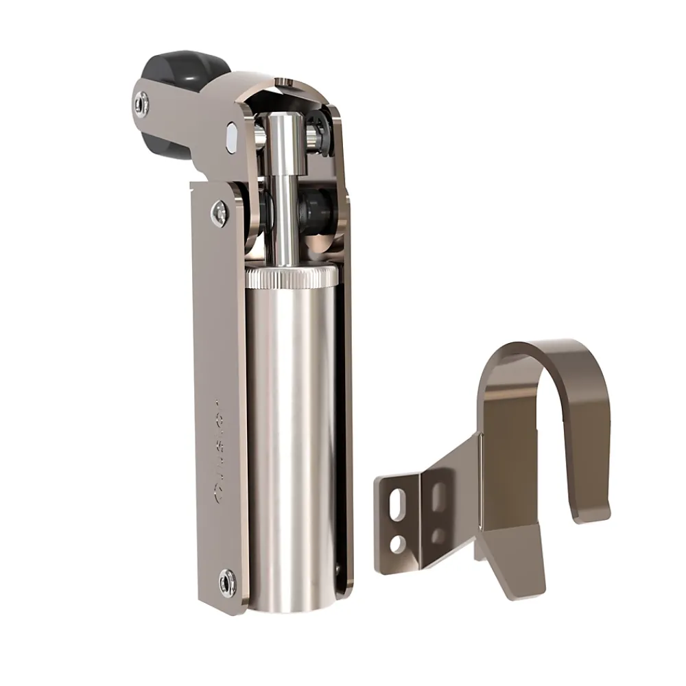 Hardwarexchange Ferme-Porte-Frein de rétention Réglable force 60 a 80 N, totalement en inox 304, pour porte jusquà 80 KG.