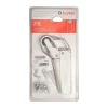 Hardwarexchange Ferme-Porte-Frein de rétention Réglable force 1 a 30 N aluminium anodisé blanc pour porte jusquà 15 KG