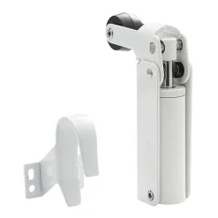 Hardwarexchange Ferme-Porte-Frein de rétention Réglable force 1 a 30 N aluminium anodisé blanc pour porte jusquà 15 KG