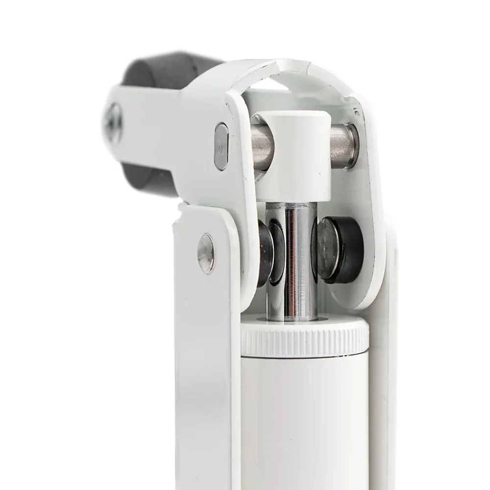 Hardwarexchange Ferme-Porte-Frein de rétention Réglable force 1 a 30 N aluminium anodisé blanc pour porte jusquà 15 KG
