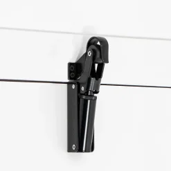 Hardwarexchange Frein de rétention Réglable force 60 a 80 N aluminium anodisé noir, pour porte jusquà 80 KG.