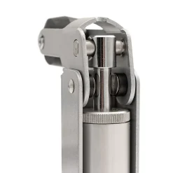 Hardwarexchange Ferme-Porte-Frein de rétention Réglable force 60 a 80 N aluminium anodisé argent, pour porte jusquà 80 KG.