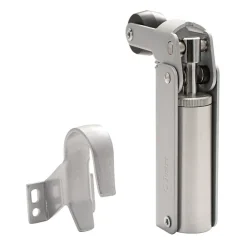 Hardwarexchange Ferme-Porte-Frein de rétention Réglable force 60 a 80 N aluminium anodisé argent, pour porte jusquà 80 KG.