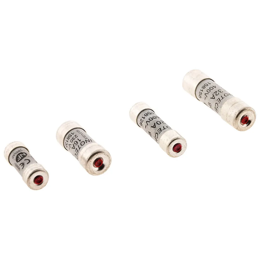 Zenitech 12 fusibles céramique 32A max + voyant