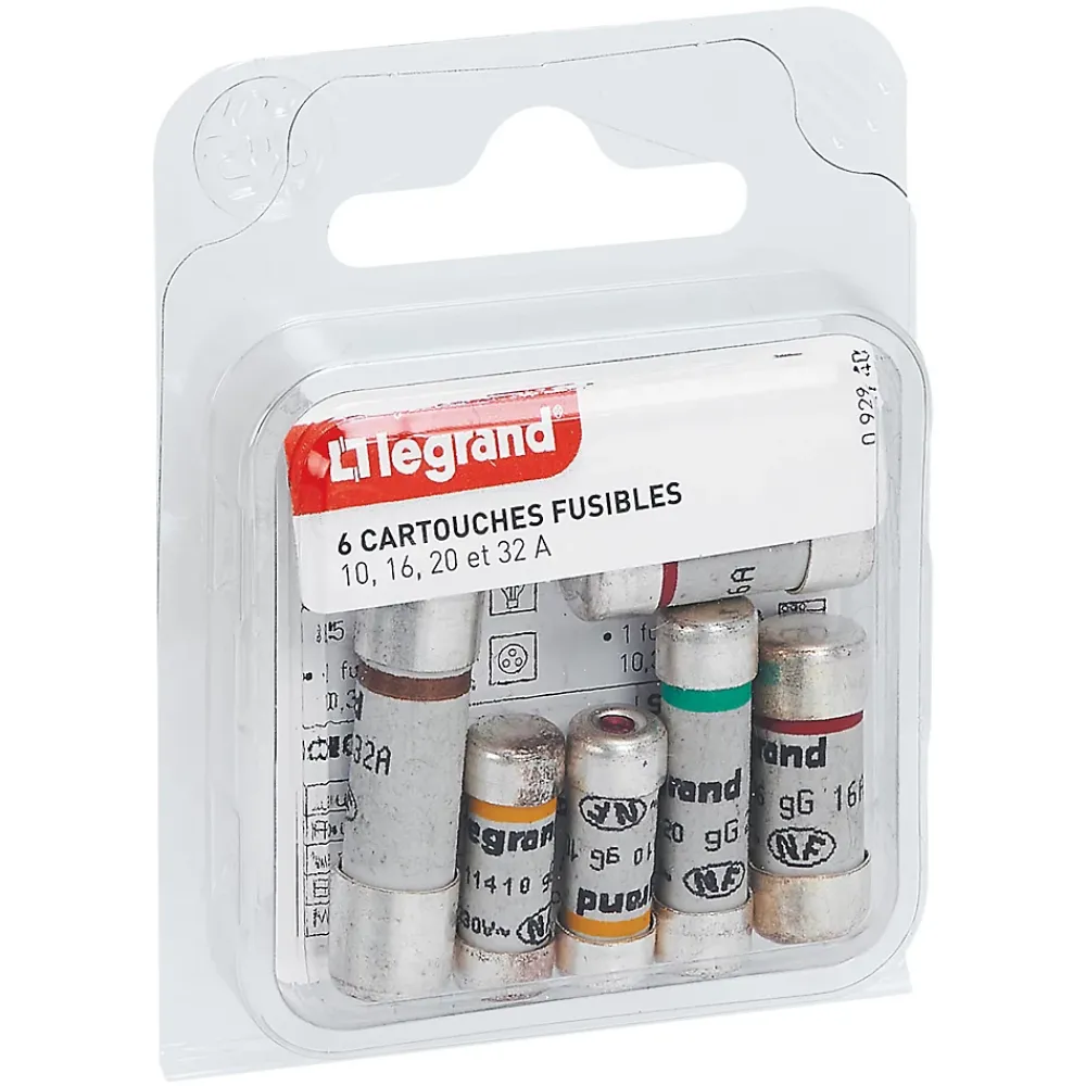 Legrand 6 fusibles céramique avec voyant