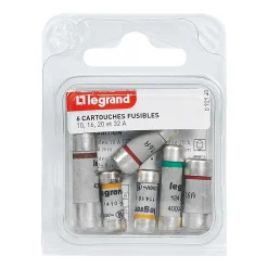 Legrand 6 fusibles céramique avec voyant