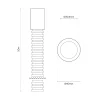 Edo Gaine électrique enterrée FI40 mm 50 m annelée double paroi avec tire fil et manchon 450 N bleue